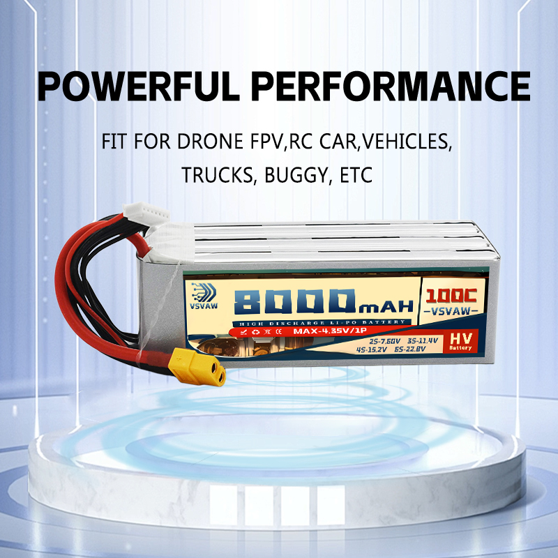 2026 New 6S 22.8V 8000mAh 100C - 6S Lipo Battery 22.2V 5000Mah ulasan dan harga